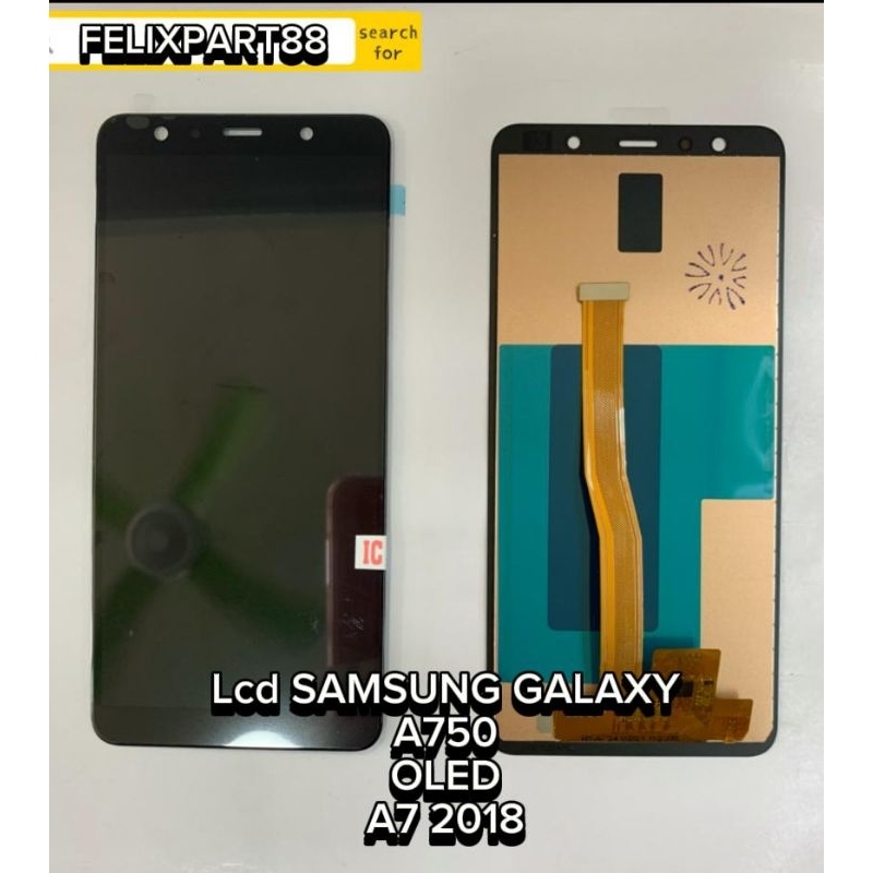 LCD + TOUCHSCREEN SAMSUNG GALAXY A750 / A7 2018 LCD + TS FULLSET A750