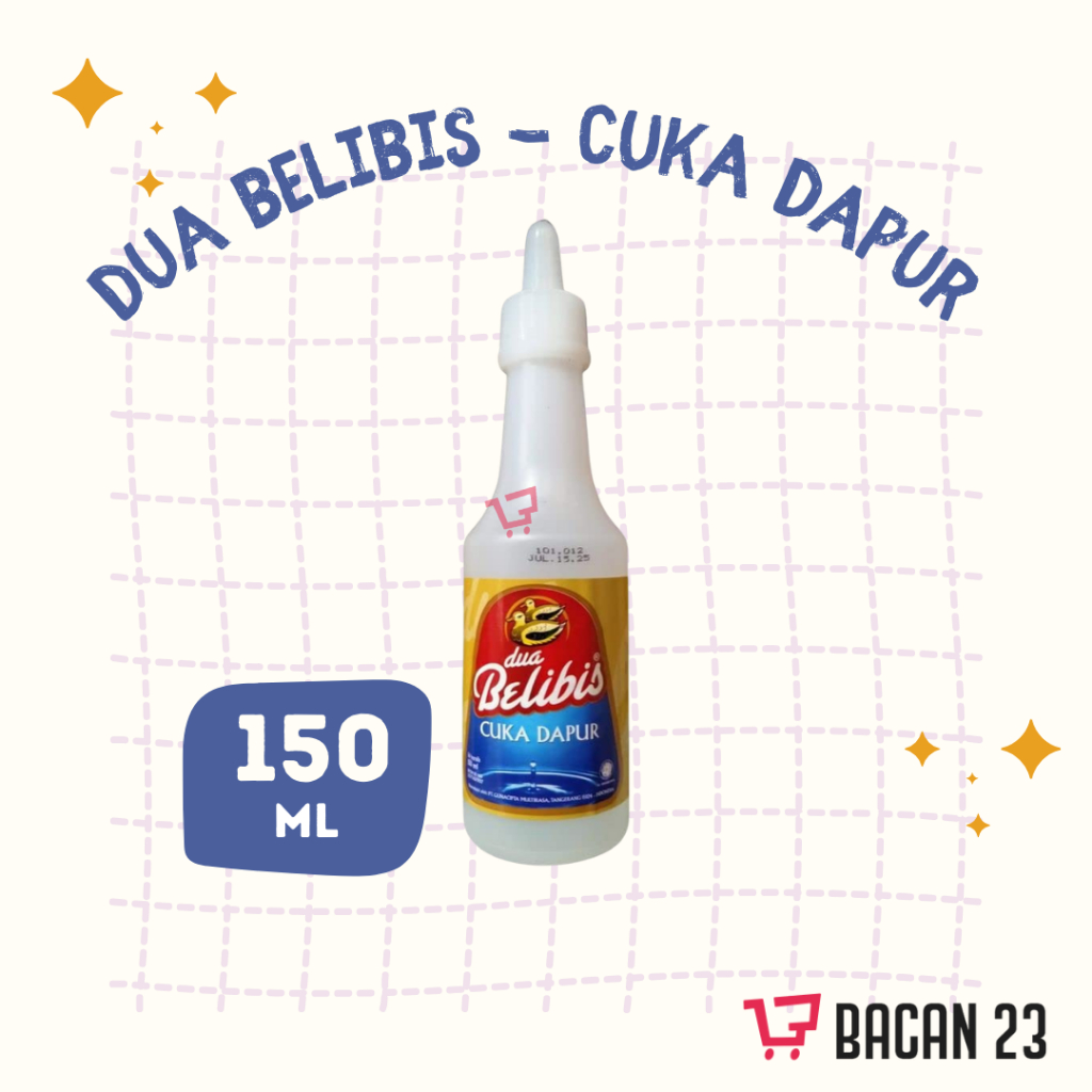 

Dua Belibis Cuka Dapur (150 ml ) Cuka Botol