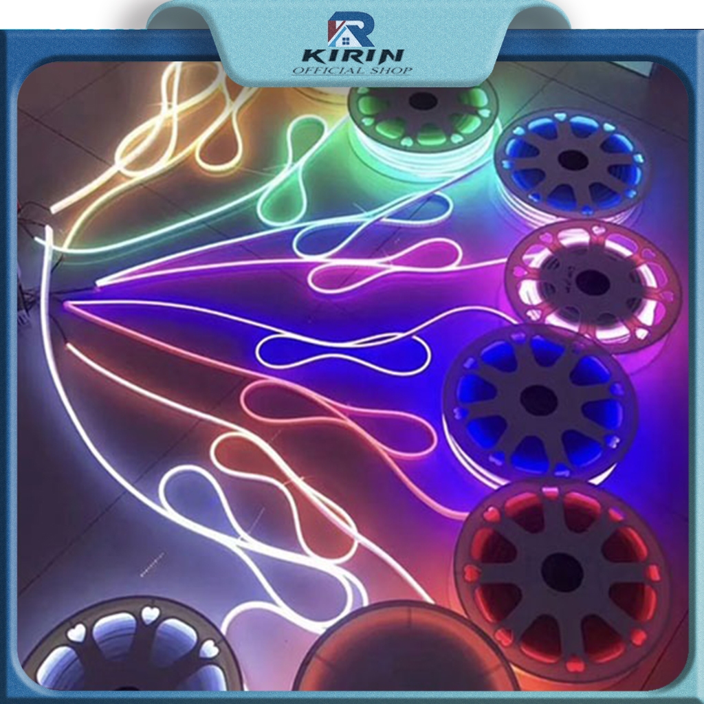 NEON FLEX LAMPU LED NEON FLEX 10M/11M/12M/13M/14M/15M/16M/17M/18M/19M/20M SELANG 220V METERAN SIGN S