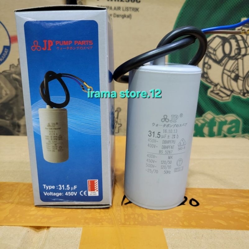 JP Kapasitor Bulat 31,5uf 450V Kapasitor Kabel 31,5 uf 450V MURAH