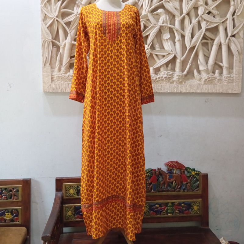 Gamis Made In India / Gamis India / Dress Panjang Maxi India