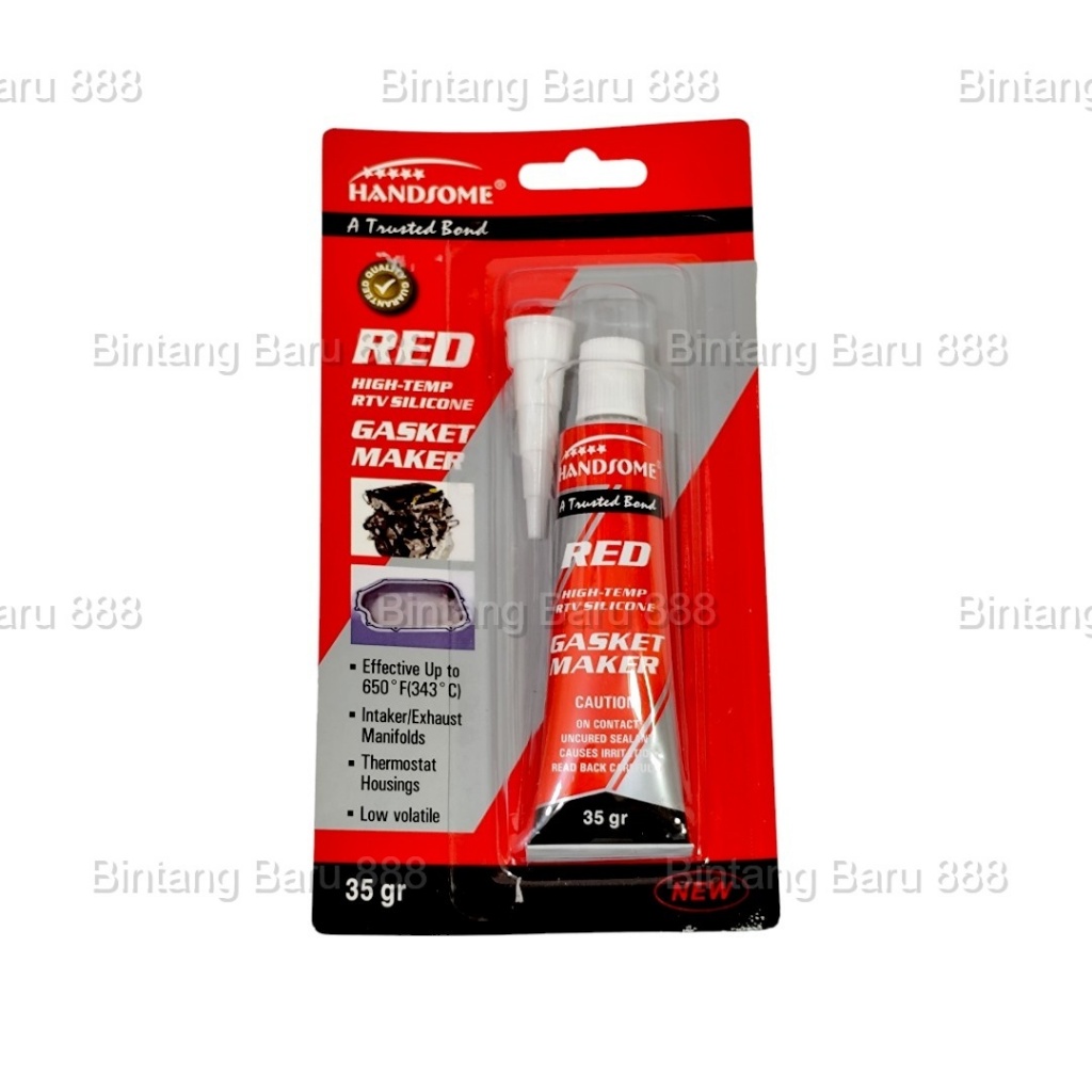 LEM RED SILICONE / LEM GASKET / LEM SILICONE RED 38gr HANDSOME