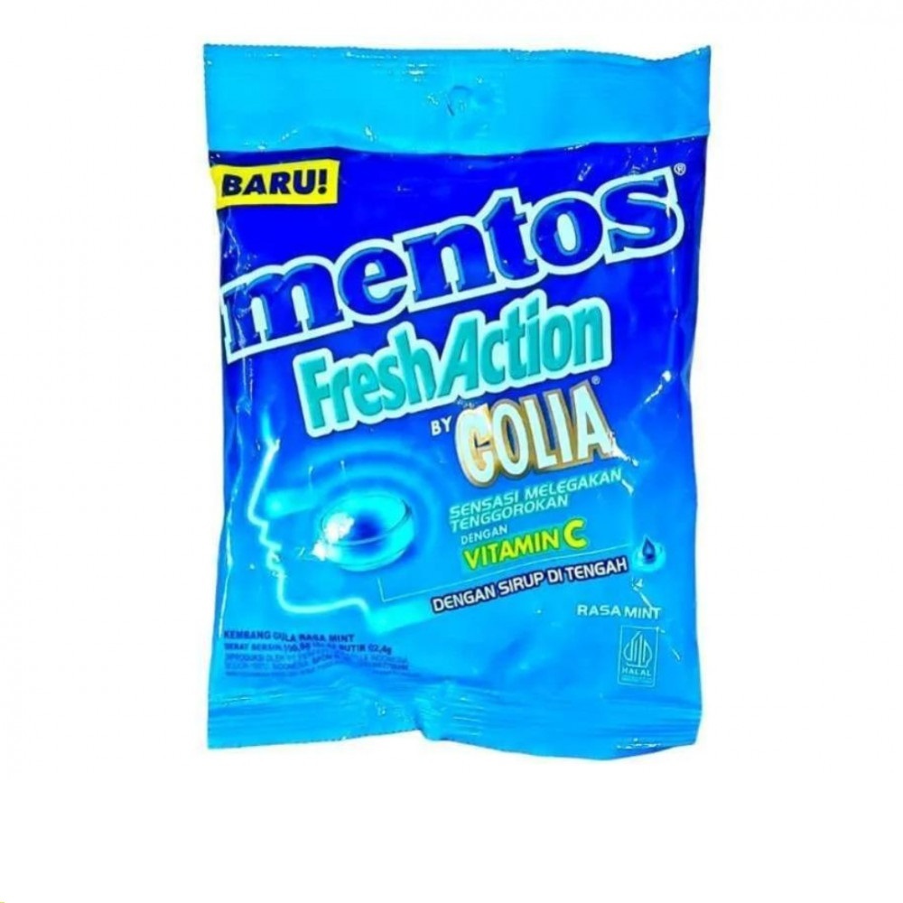 

mentos golia fresh action | permen