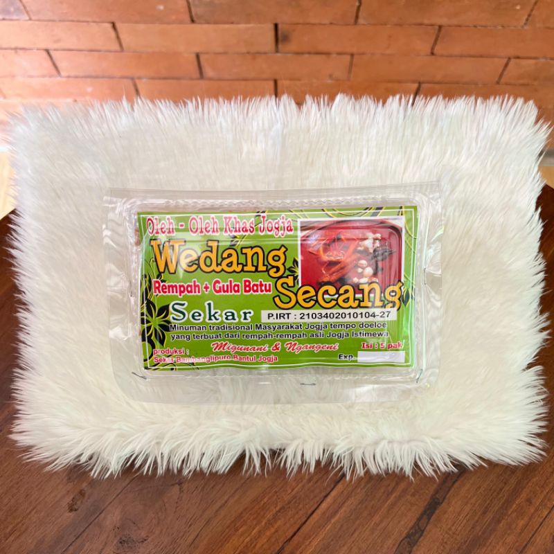 

WEDANG SECANG KEMASAN MIKA ISI 5 SACHET