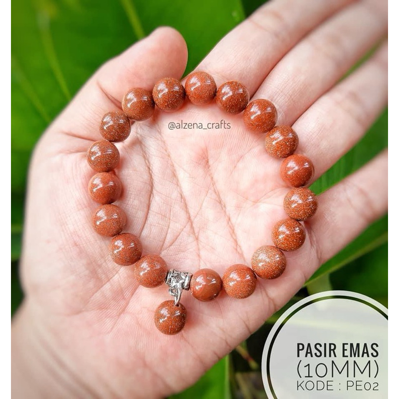 Gelang Batu Alam "PASIR EMAS" || Gelang Batu Alam Asli