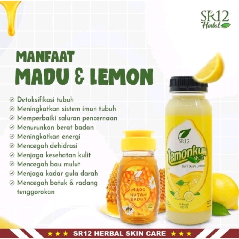 

Madu murni hutan Baduy, Sari lemonkuh dari sari lemon asli tanpa campuran SR12, mengobati batuk dan pilek