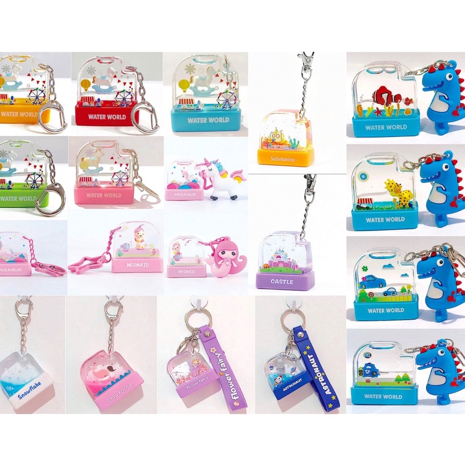 

stamp stempel nama unik dan lucu ww pony and pegasus mermaid dengan gantungan kunci