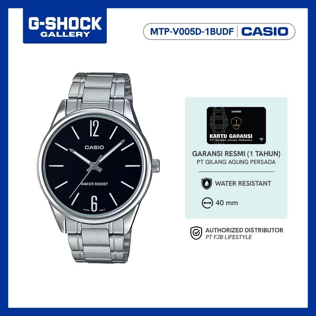 Casio Jam Tangan Pria MTP-V005D-1BUDF