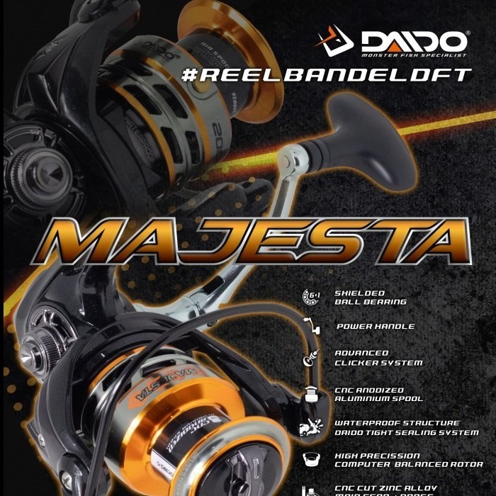 REEL PANCING SPINNING Power Handle DAIDO MAJESTA