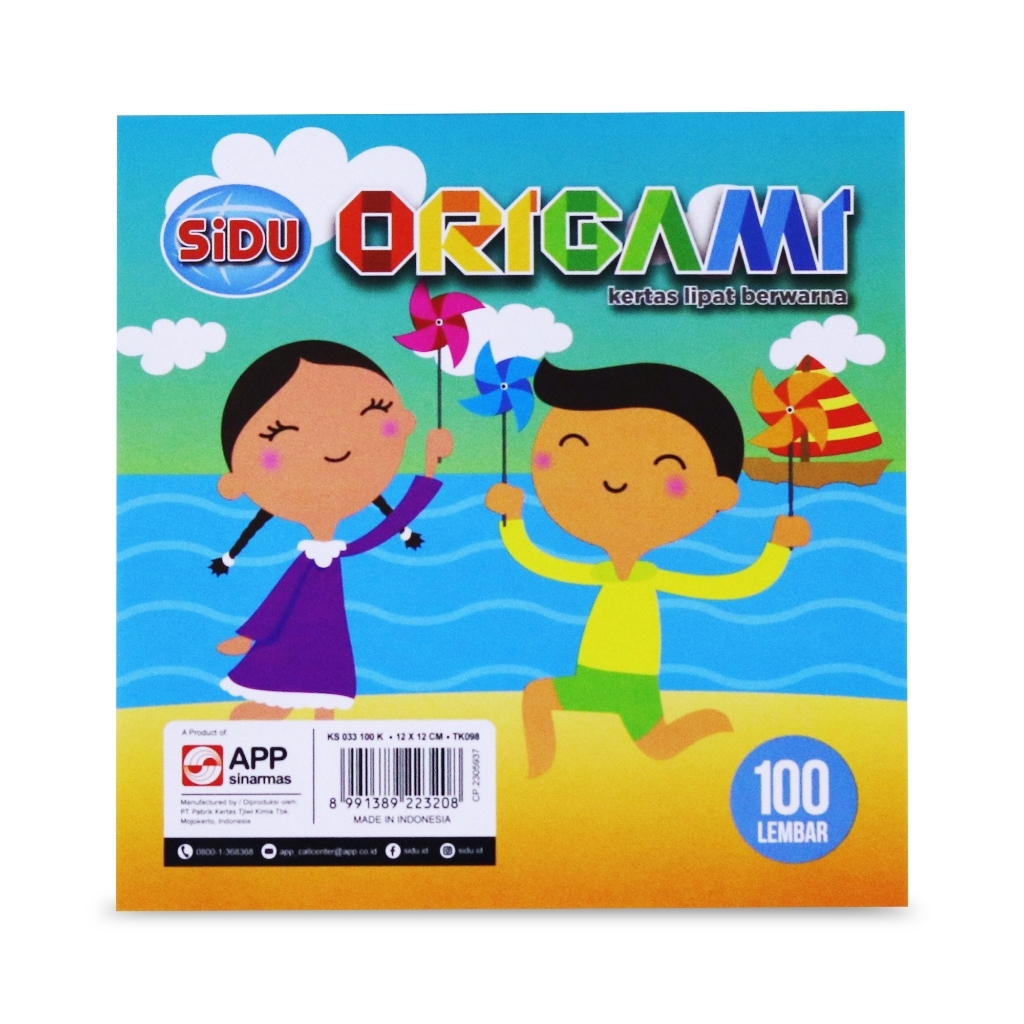 

SiDU Kertas Origami 12cm x 12cm 100 lembar/SiDU Kertas Origami 16cm x 16cm 100 lembar