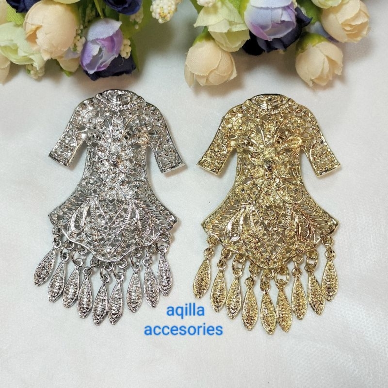 Bros kebaya / Bros kebaya etnik / Bros kebaya kutubaru / Bros motif baju