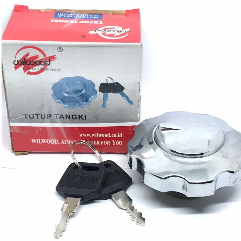 TUTUP TANGKI CB100 WILWOOD TUTUP TANGKI BENSIN MOTOR CB 100/ TUTUP TANGKI BENSIN WILWOOD
