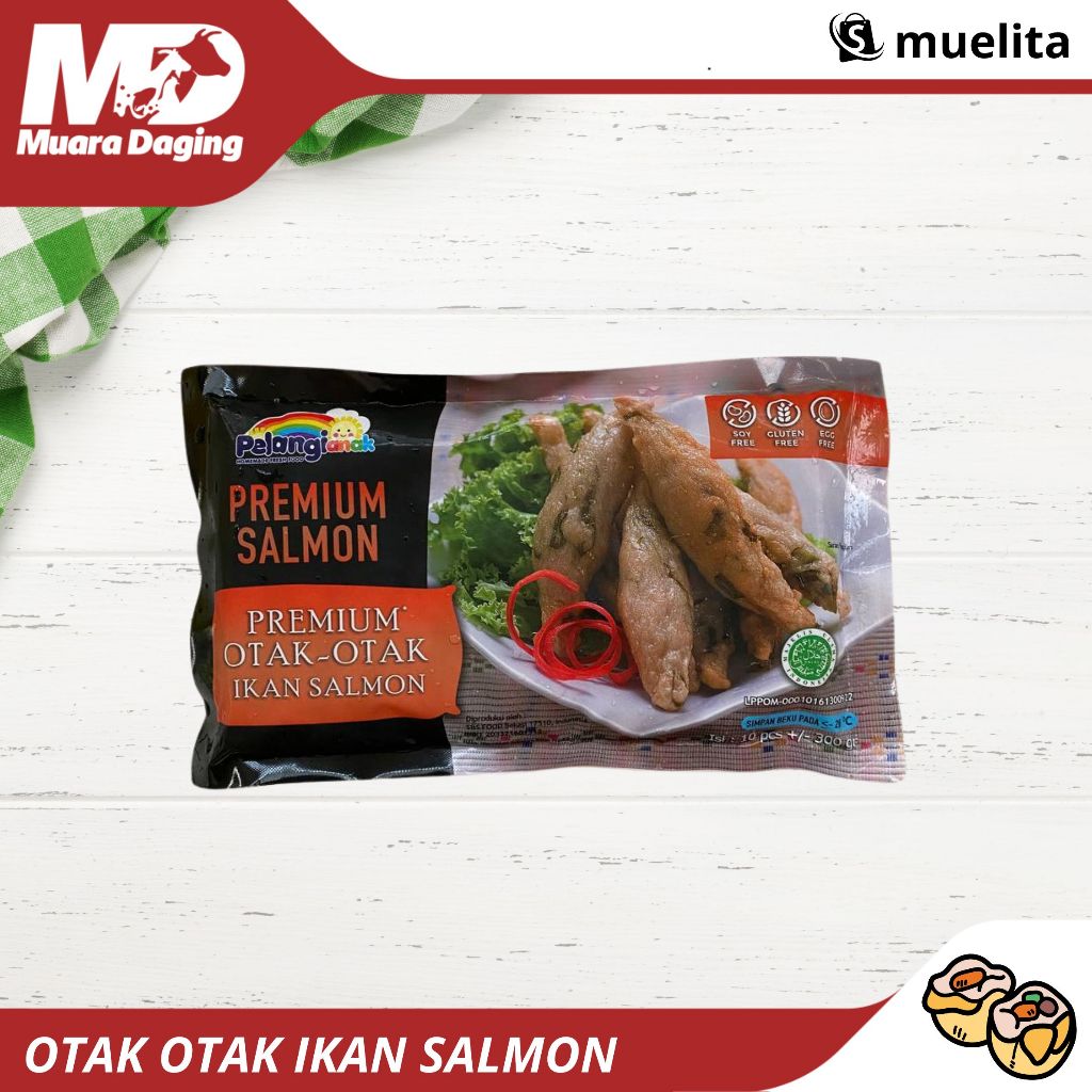 

PELANGI Otak-Otak Ikan Salmon - GLUTEN SOY & EGG FREE!!