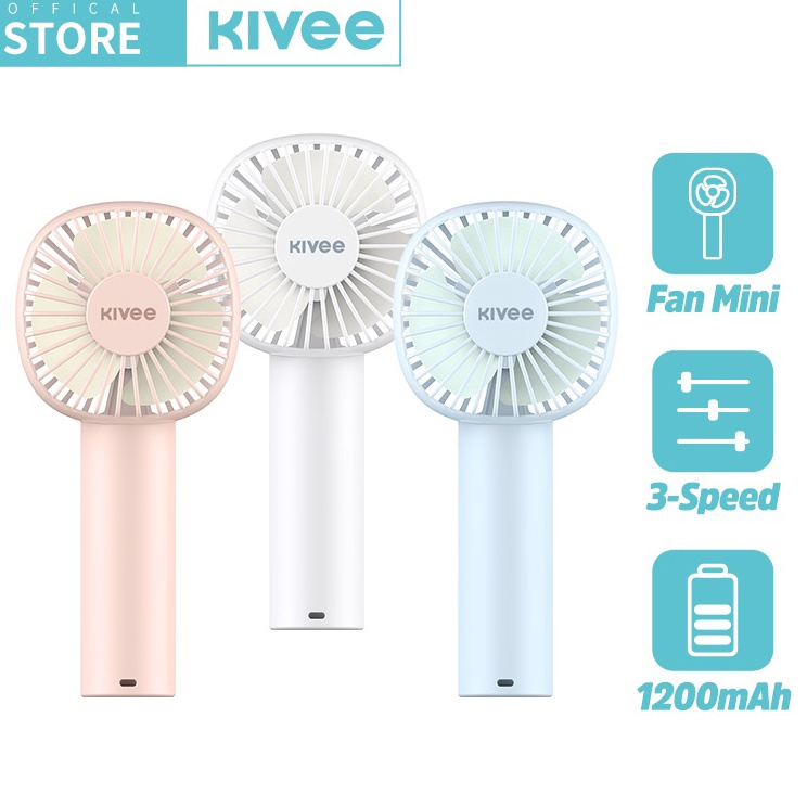 KIVEE BASIKE Kipas Angin Genggam Handheld Portable Fan USB FA05 | 1200mAh