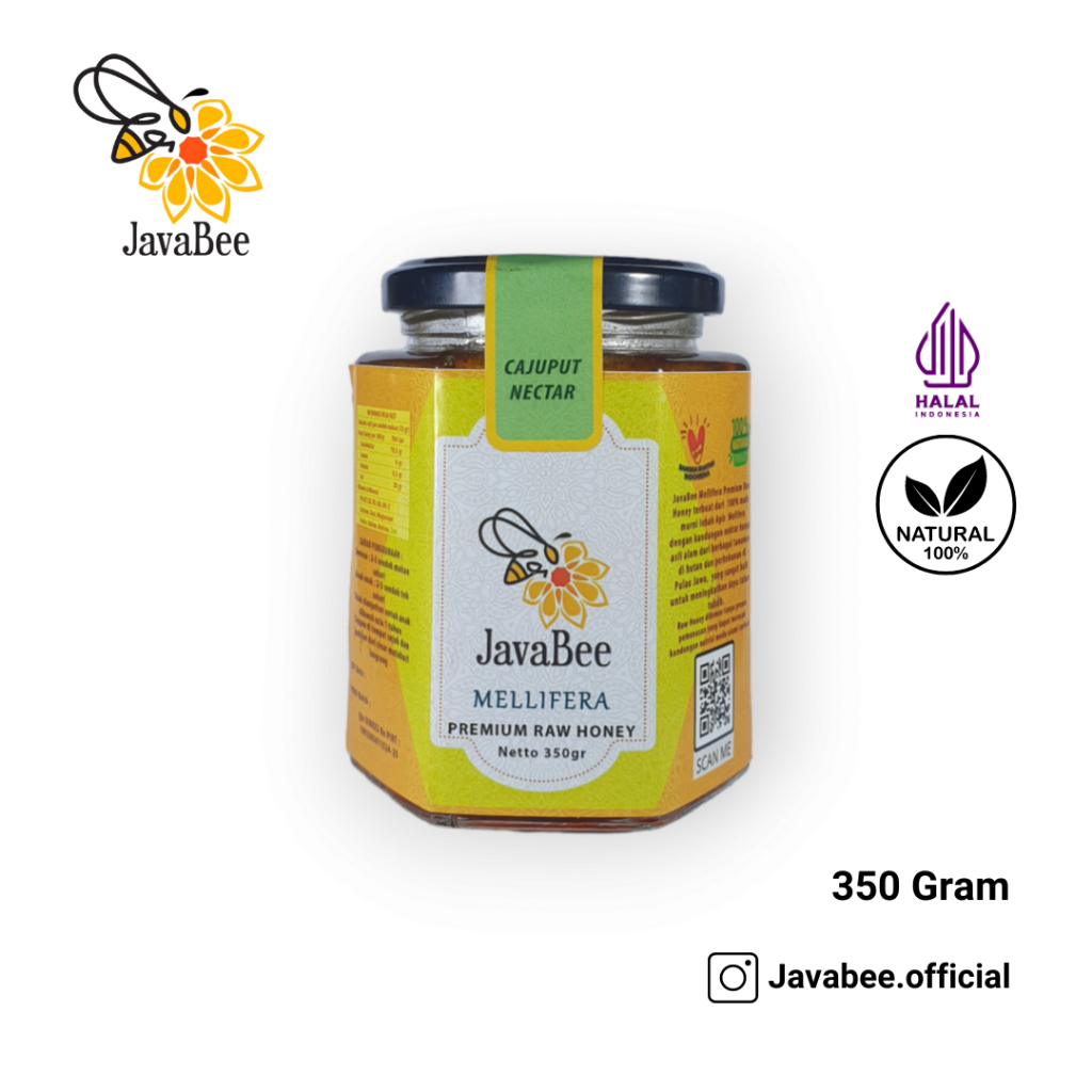 

Madu Nektar Kayu Putih/Cajuput Nectar Honey From JavaBee 350gr Asli Murni Mentah
