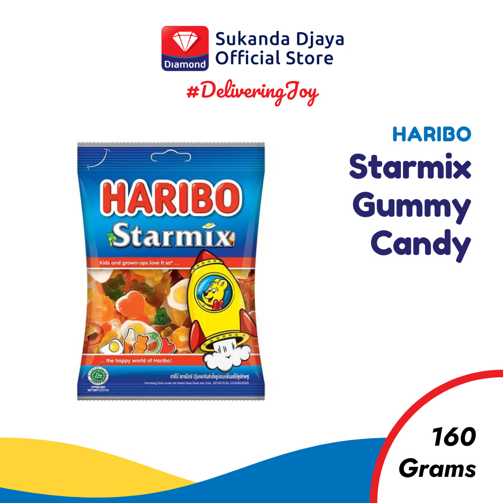 

Haribo Starmix Gummy Candy Permen 160 Gr