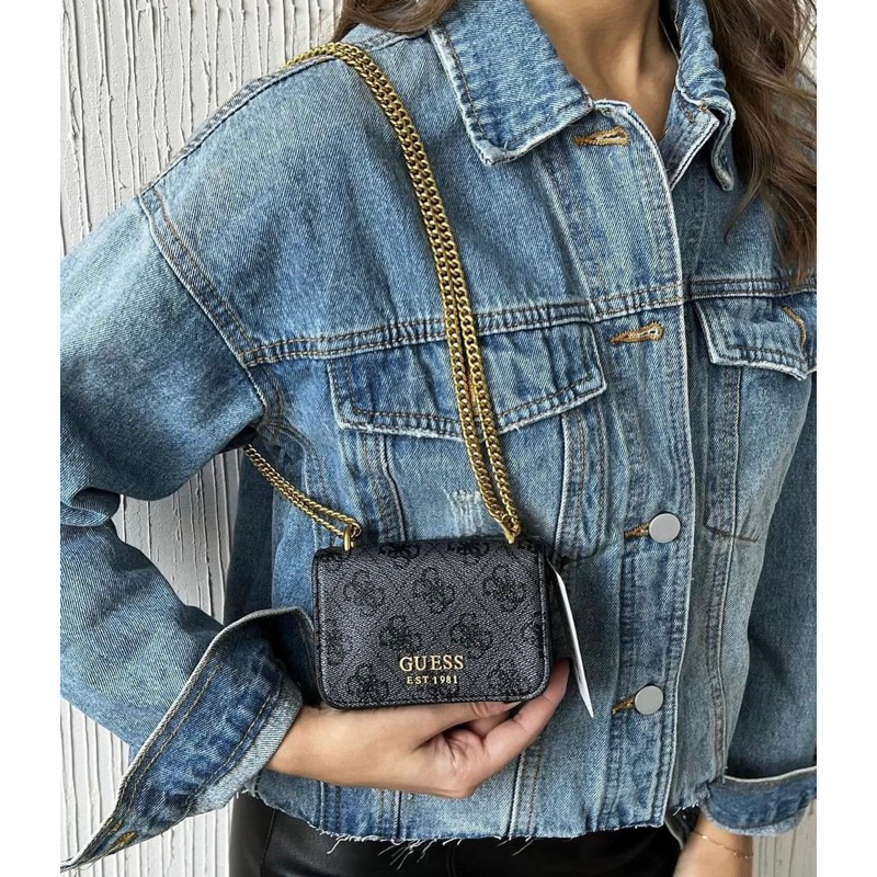 (INSTAN/SAMEDAY LANGSUNG KIRIM)new arrival guess alexie mini guess mini bag tas guess wanita tas wan