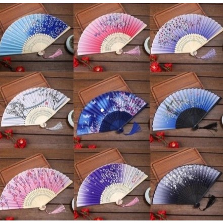kipas lipat tangan jepang souvenir kipas jepang merchandise kipas keprek jepang