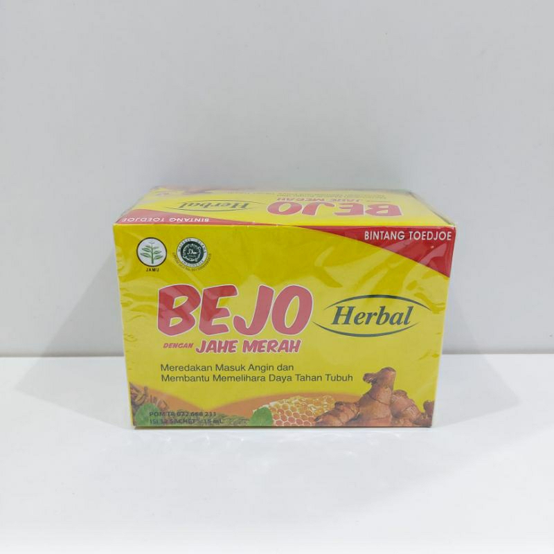 BEJO Jahe Merah Obat Masuk Angin isi 12 sachet