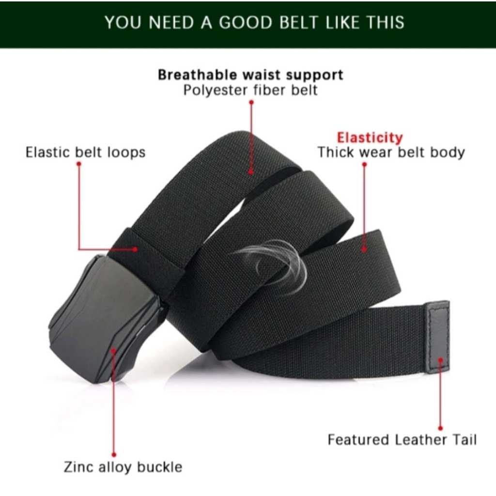 Ikat Pinggang Pria Terbaru Sabuk Pria Berkualitas Premium Tactical Men Belt