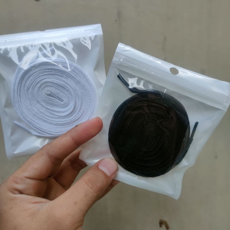 tali sepatu gepeng laces sepatu murah 8mm x 120cm