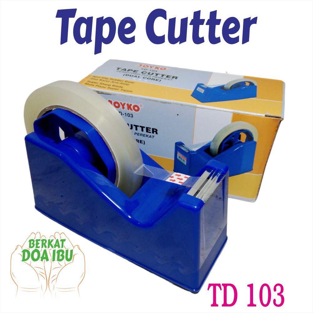 

Tape CUTTER Dispenser SOLATIP Tempat Pemotong Lakban Isolasi Joyko TD 103
