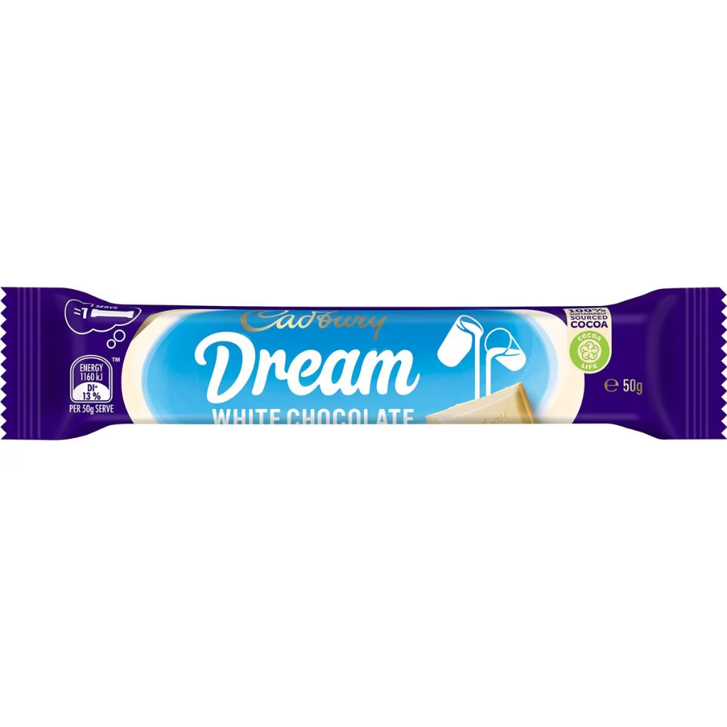 

Cadbury Dream White Chocolate Bar 50g