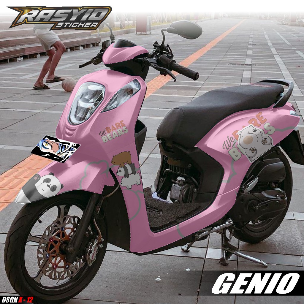 COD Sticker Decal Full Body Motor Honda Genio 2019 2020 2021 2022 2023 2024 Sticker Full Body Genio 