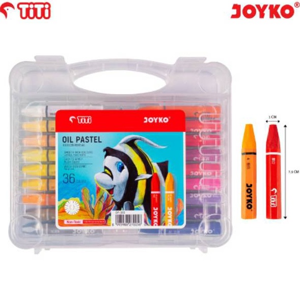 

Model Terkini Crayon Titi Joyko 36 Warna Oil Pastel