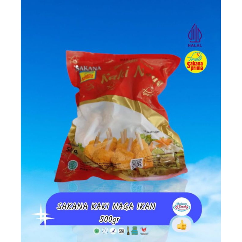 

Sakana Nuget Kaki Naga 500gr -20pcs