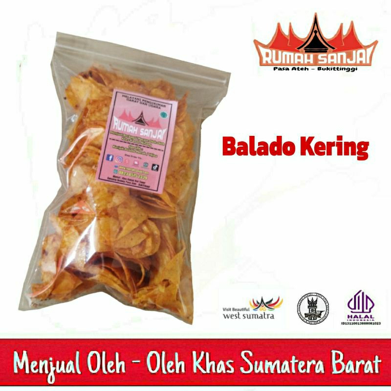 

Keripik Sanjai Balado Kering 250 gram