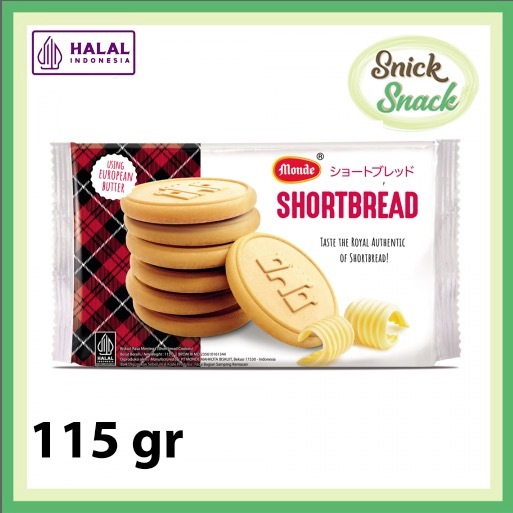 

Monde Shortbread 115 gr Biskuit Rasa Mentega