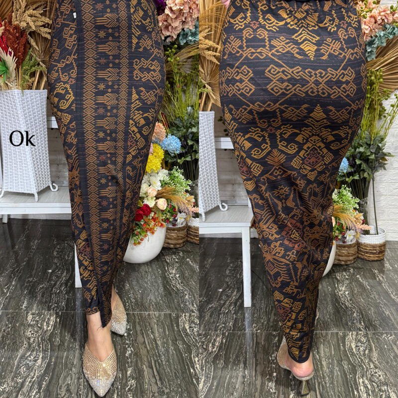 ROK MOSCREF BATIK BALI | KAMEN JADI DEWASA MOSCREF SONGKET STRETCH | ROK BALI BATIK | ROK BALI