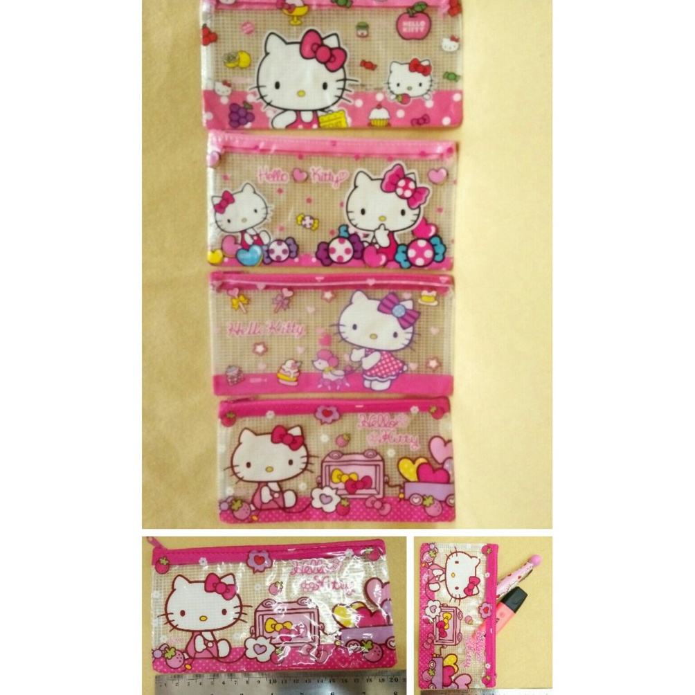 

KUALITAS OKE Tempat Pensil Hello Kitty Tempat Pensil Jaring