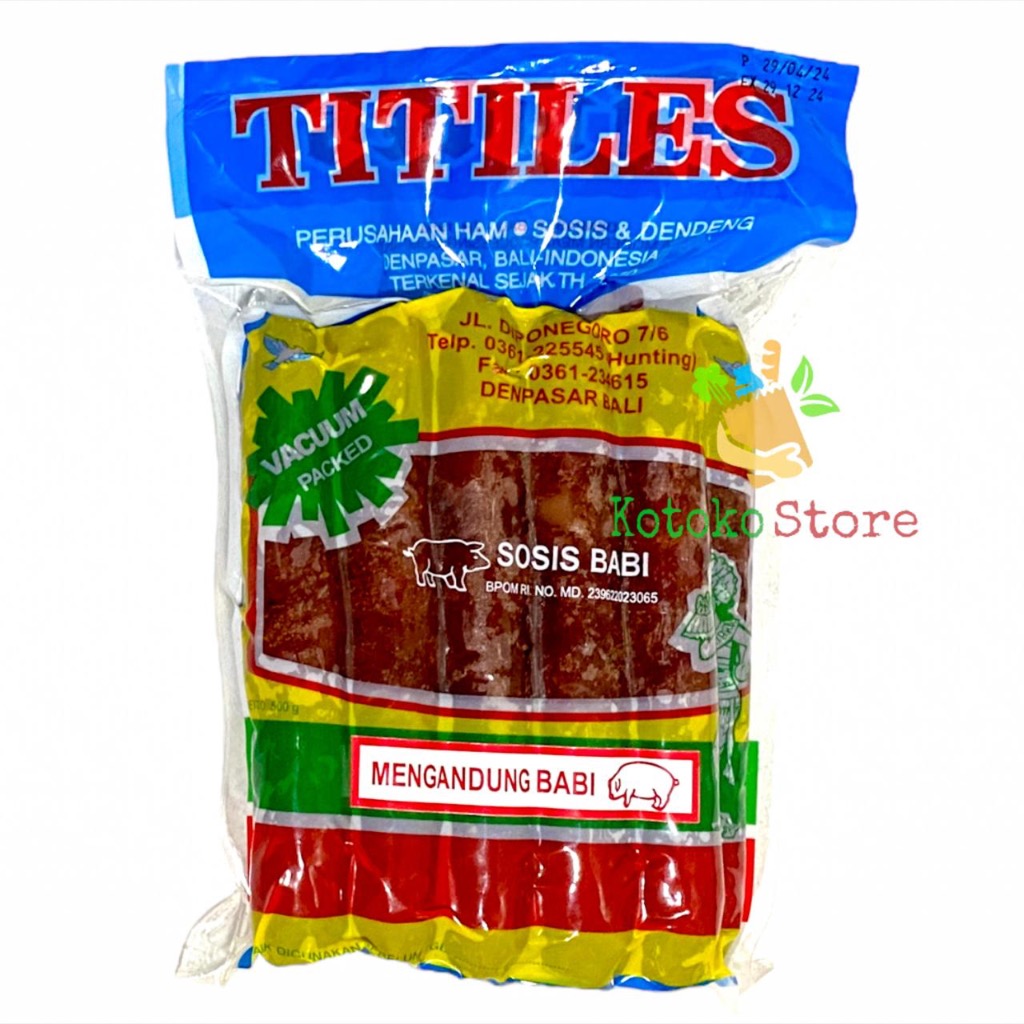 

Lapciong Titiles Bali / Sosis Babi Titiles Bali 500gr
