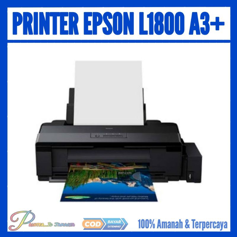 Printer Epson L1800 Printer A3+ 6 Warna