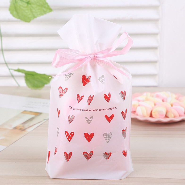 

BIG DISCOUNT 2 pcs Termurah Kemasan Plastik Serut Sedang Kantong Gift Coklat Kado Souvenir