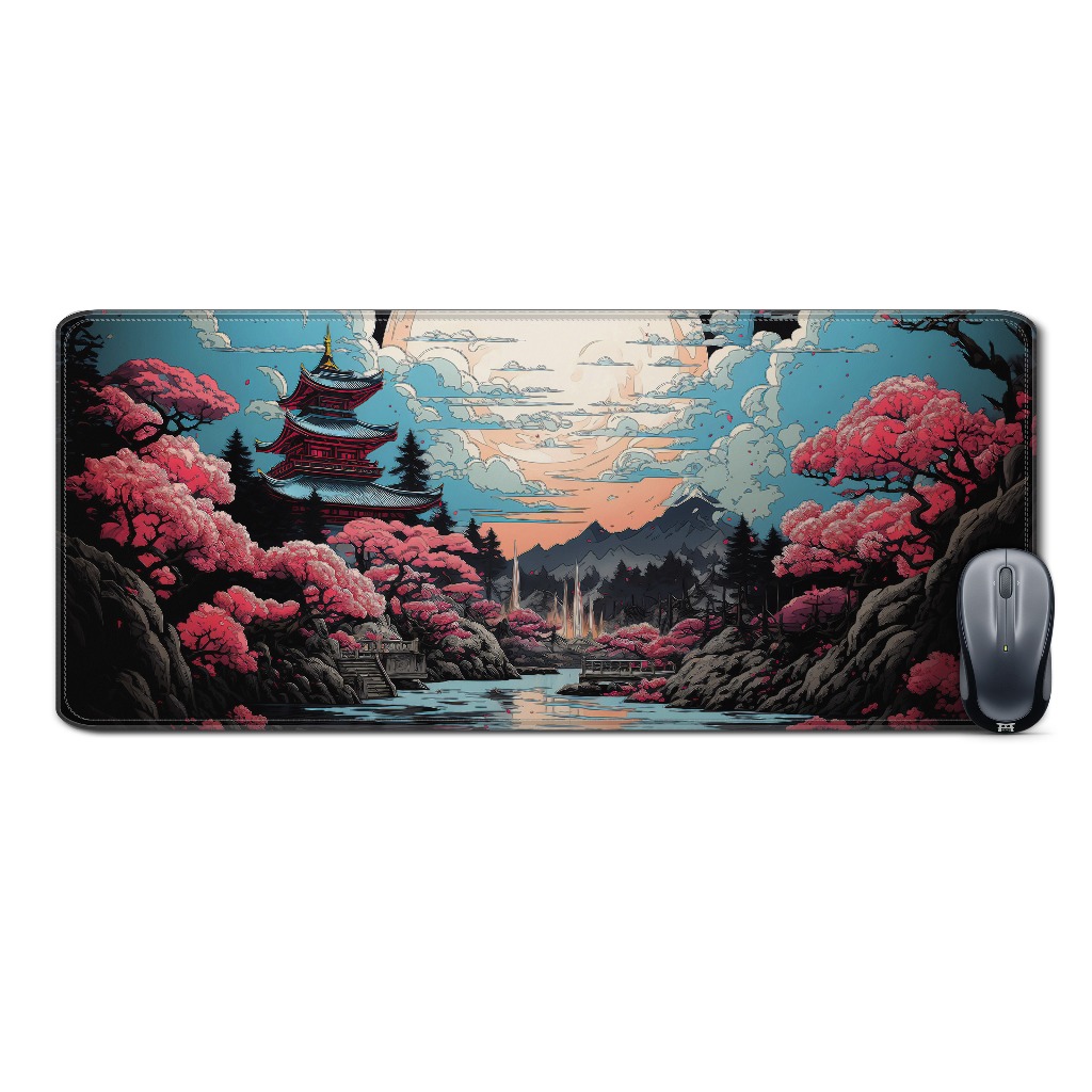 Deskmat mousepad extendedJAPAN NATURE-JAPAN ARTmaterial Rubber