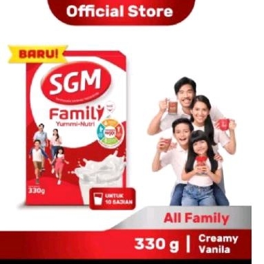 

SGM Family Yummi Nutri Coklat| Vanila, 330gr