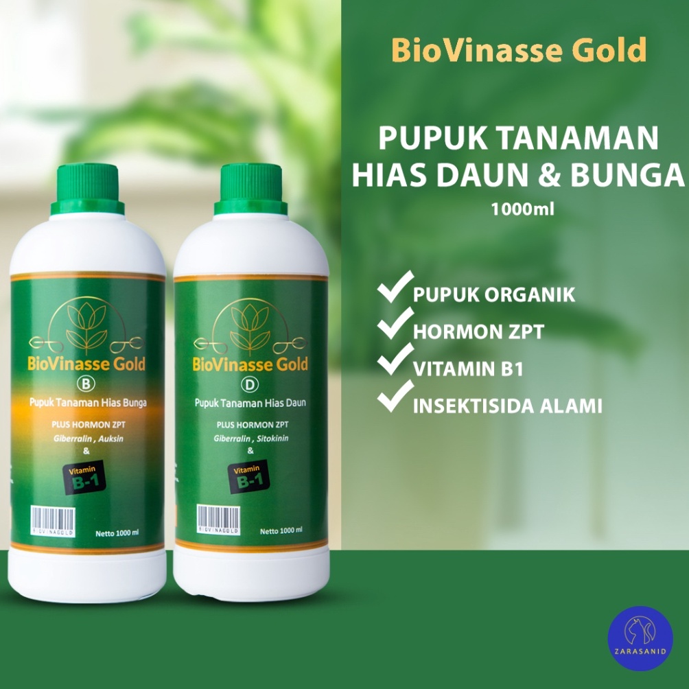 HOT PROMO Pupuk Organik Cair Tanaman Hias Dilengkapi Hormon ZPT Vitamin B1 Insektisida Alami Langsun