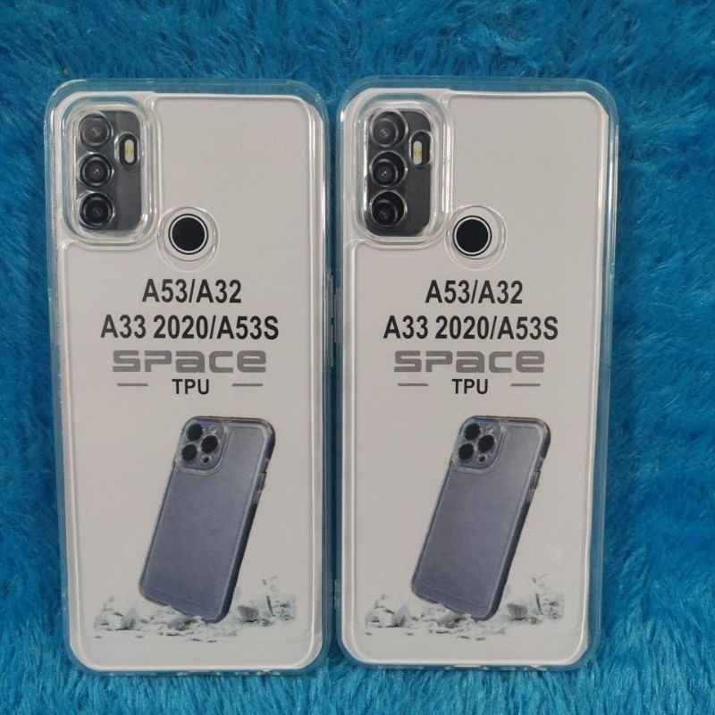 softcase Casing hp Oppo A53/A32/A33 2020/A53S SILIKON Bening Pelindung Belakang Hp TPU