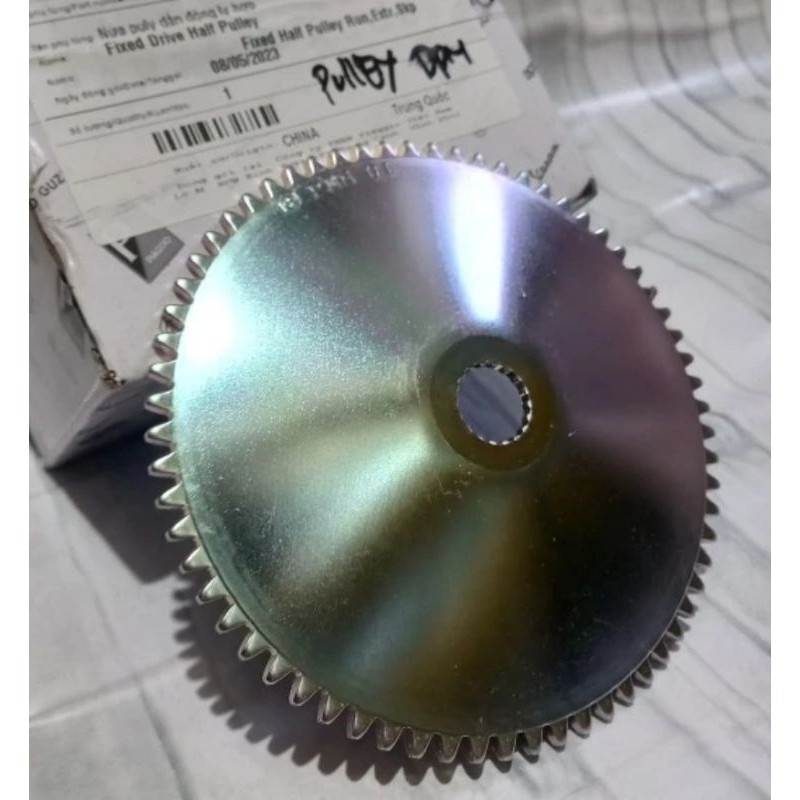 Pulley Depan Stater, Piaggio Zip Liberty 100, Fixed drive half pulley Piaggio Zip dan liberty 100 Ge