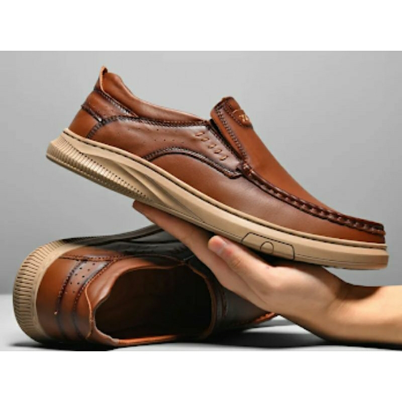 SEPATU PRIA KULIT HITAM&COKLAT//SEPATU KULIT//SEPATU PRADA