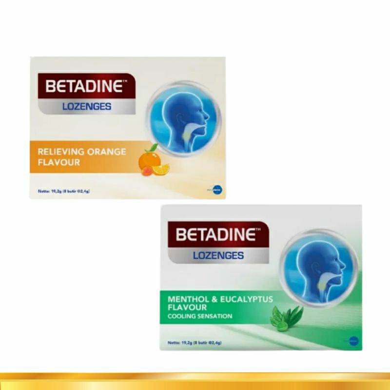 

Betadine lozenges isi 8 butir