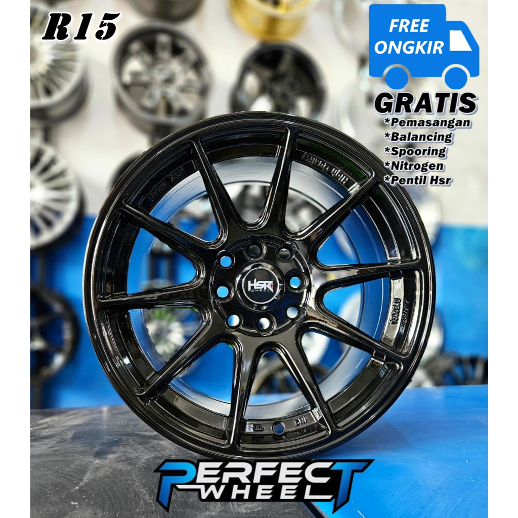 Velg Hsr Shinjuku Ring 15 Velg Mobil Celong Lebar Belang Untuk Agya Brio Galant Xenia