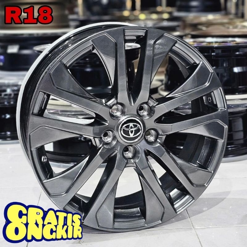 velg mobil racing ring 18 velg Innova Reborn Innova Venturer Innova Zenix velg racing mobil r18 Toyo