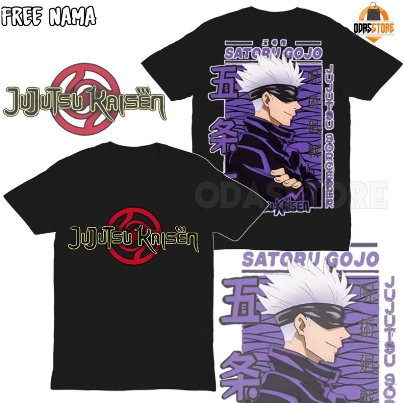 Bisa cod Baju Kaos Anak Anak Gojo Satoru Jujutsu Kaisen Fashion Baju Anak Anime Jujutsu Kaisen