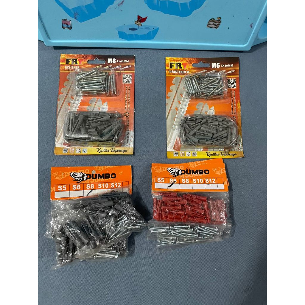 FISHER BAUT M6 3X30 DAN M8 4X40