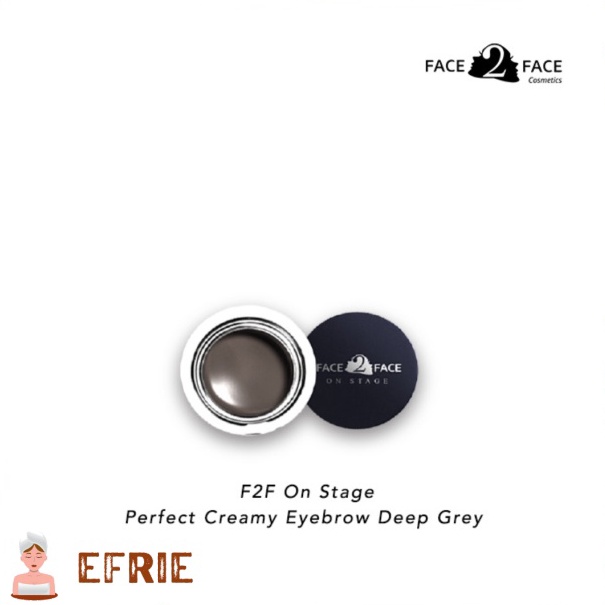 FACE 2 FACE ON STAGE PERFECT CREAMY EYEBROW  DEEP GREY BESTPROMO