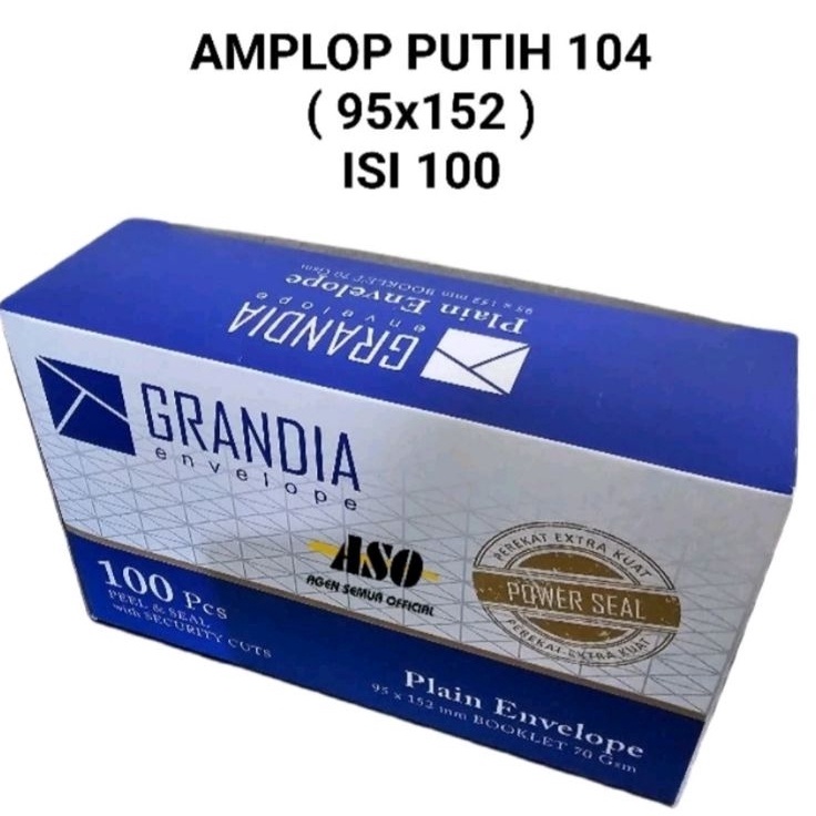 

Sikat abis AMPLOP GRANDIA PUTIH POLOS 125 X 95 ISI 1 LEMBAR